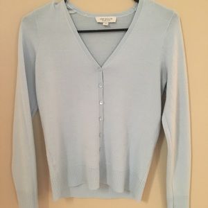 Ann Taylor Blue Cardigan